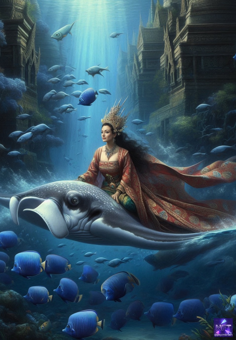 Beneath the Waves - exclusive 1/1 Art NFT tokens for sale
