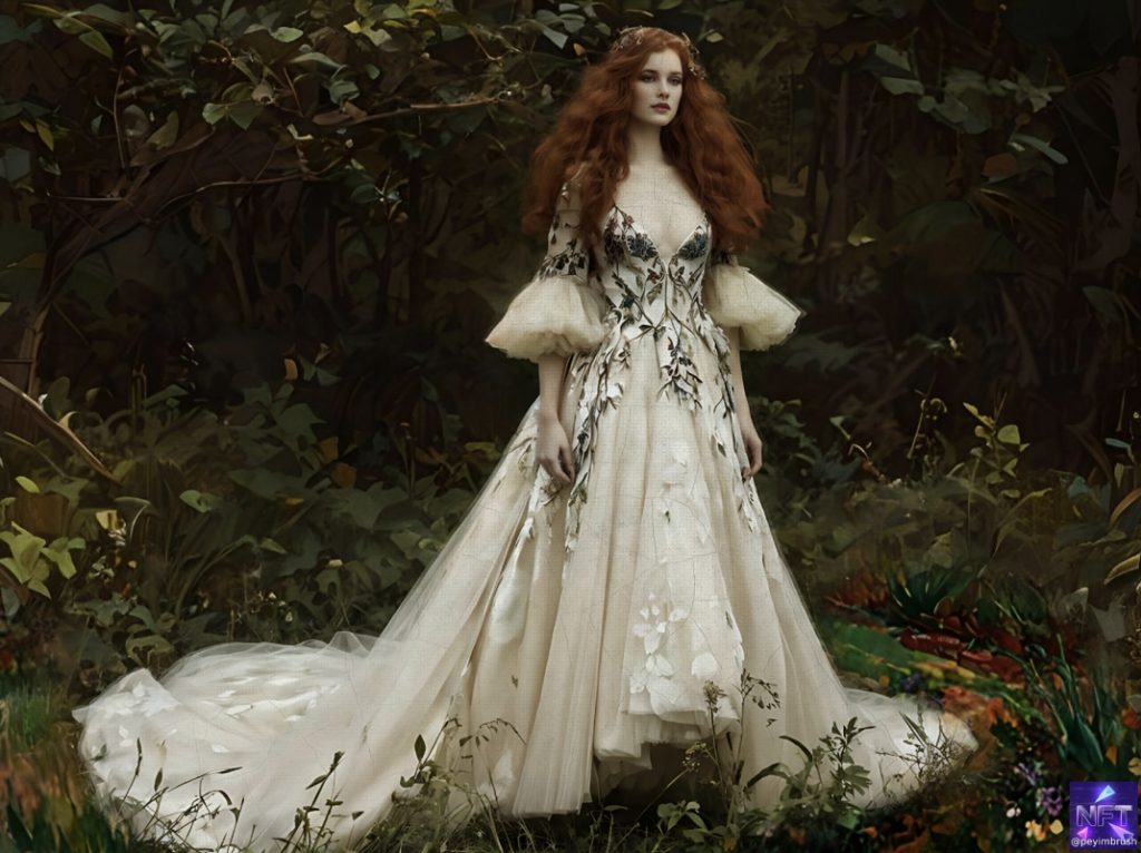 Whispers of Woodland - excluxive 1/1 classical western inspired art NFT