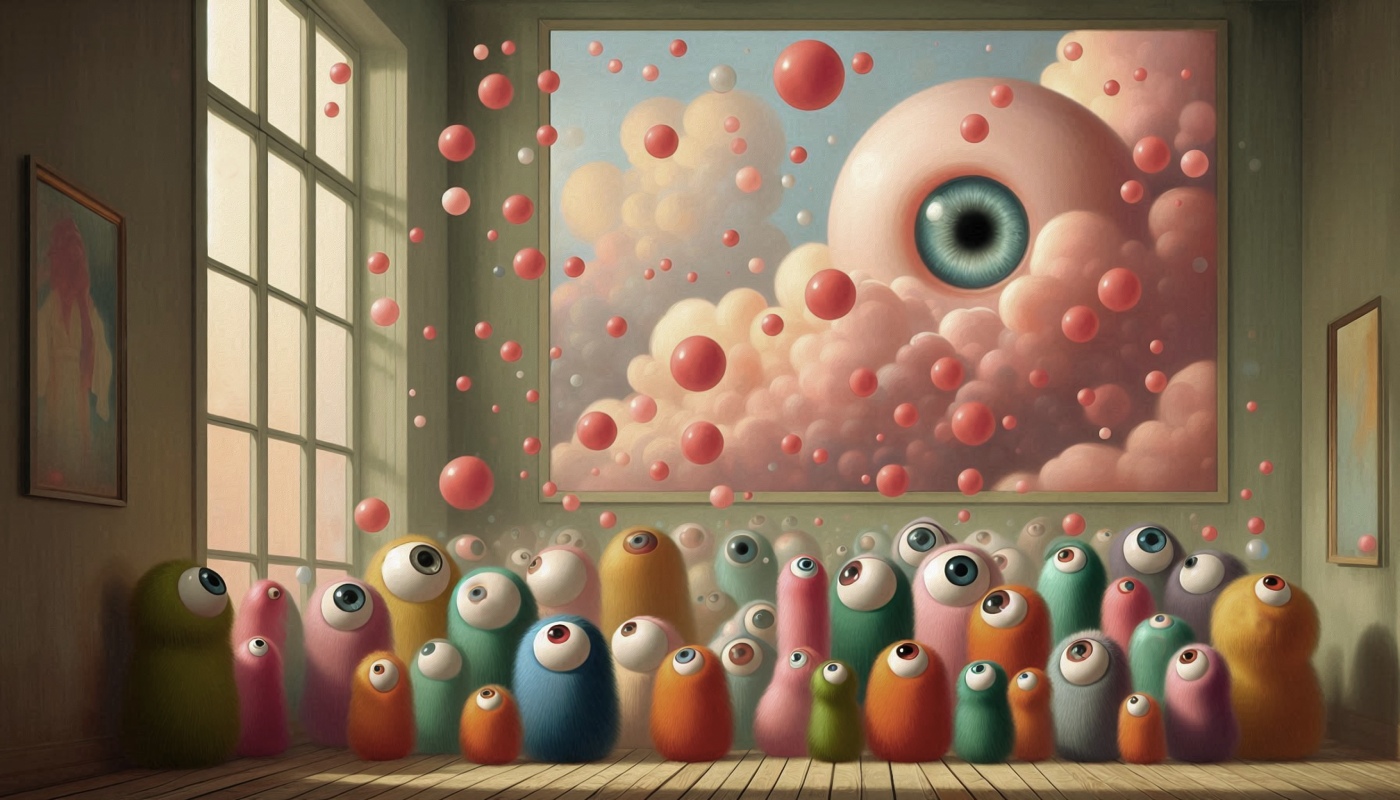 Gathering of Joy - exclusive 1/1 Art NFT for sale.