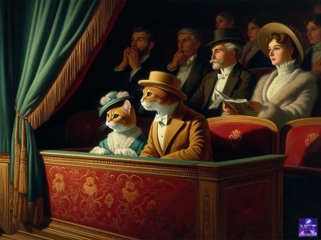 Theater Grand - exclusive 1/1 vintage inspired Art NFT.