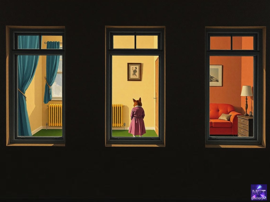 In Frames of Life - exclusive 1/1 vintage inspired Art NFT.